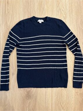 NILI LOTAN‎ x Target - Navy & White striped crewneck Sz Small EC